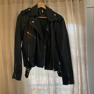 Leather Moto Jacket